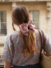 Barrette noeud Camille - Rose