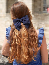 Camille hair bow - Navy blue