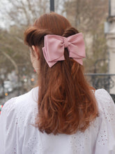 Barrette noeud Camille - Rose