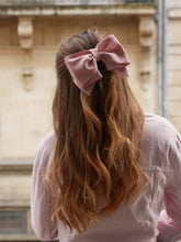 Barrette noeud Camille - Rose