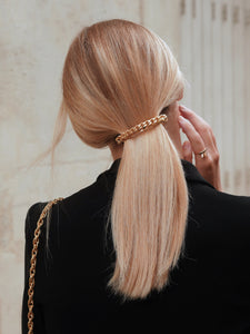 Gold chain hair clip - Angélique